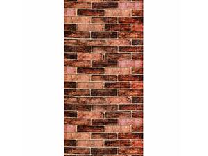 Самоклеящаяся 3D панель под коричневую катеринославскую кирпичную кладку 3080x700x3мм love-shopping