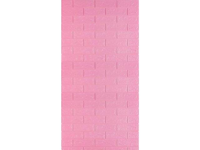 Самоклеящаяся 3D панель под Розовый Кирпич 3080x700x3мм love-shopping - Фото 1