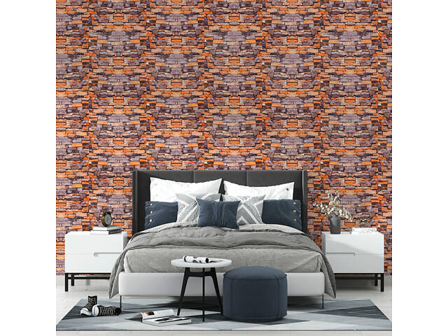 Самоклеюча 3D панель пісковик катеринославська цегла 19600x700x3мм SW-00001735 - Фото 7