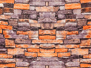 Самоклеюча 3D панель пісковик катеринославська цегла 3080x700x3мм SW-00001763