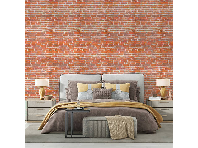 Самоклеюча 3D панель3080x700x3мм Руда Катеринославська Цегла SW-00001762 - Фото 6
