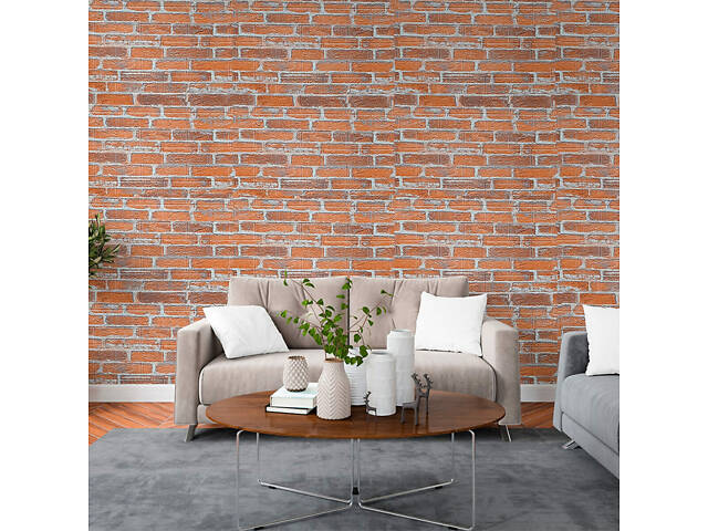 Самоклеюча 3D панель3080x700x3мм Руда Катеринославська Цегла SW-00001762 - Фото 8
