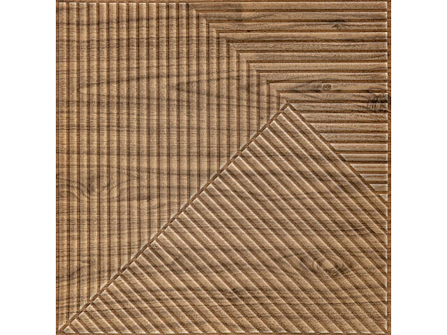 Самоклеюча декоративна 3D панель 500х500х5мм Бамбук темний Дуб SW-00002886 - Фото 1