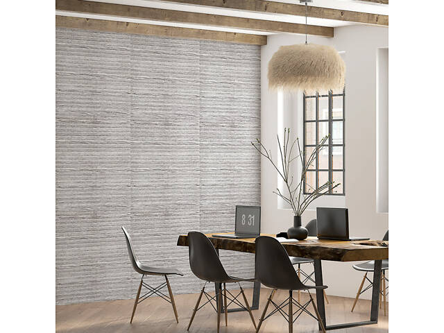 Самоклеюча декоративна 3D панель 700x700x5мм Білий Бамбук (071) SW-00000073 - Фото 5