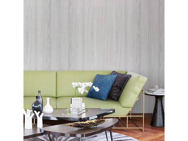 Самоклеюча гнучка шовкова штукатурка в рулоні 600х3000х2,5мм Попелясте дерево SW-00002997 - Фото 6