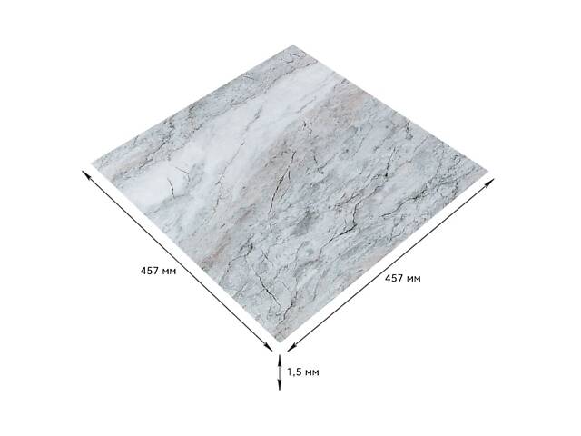 Самоклеюча LVT плитка 457х457х1.5мм (D) SW-00002465 - Фото 5