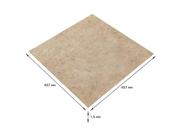 Самоклеюча LVT плитка 457х457х1.5мм (D) SW-00002463 - Фото 2