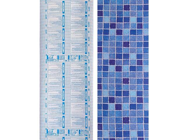 Самоклеящаяся пленка 0,45х10м х 0,07мм Синяя мозаика SW-00000825 - Фото 3
