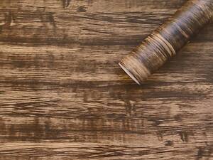 Самоклеюча плівка 0,45х10м х 0,07мм Темно-коричневе дерево SW-00001243