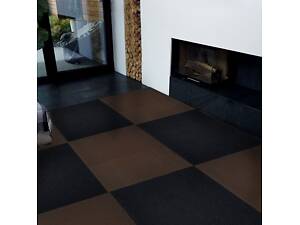 Самоклеюча плитка під ковролін темно-коричнева 600х600х4,5мм SW-00001127