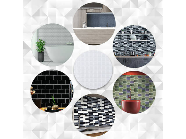 Самоклеящаяся полиуретановая плитка 235х235х1мм (D) SW-00001940 - Фото 6