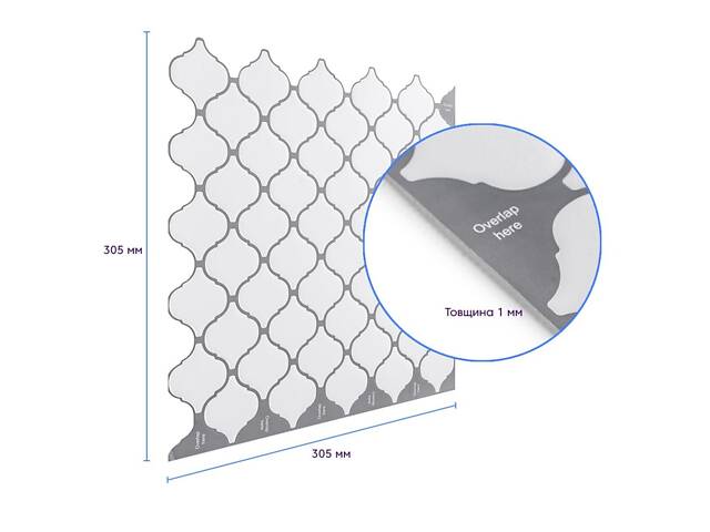 Самоклеящаяся полиуретановая плитка 305х305х1мм (D) SW-00001941 - Фото 2