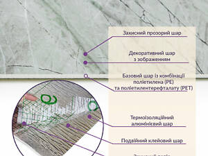 Самоклеящаяся стеновая PET плитка 600х300х2мм SW-00001682
