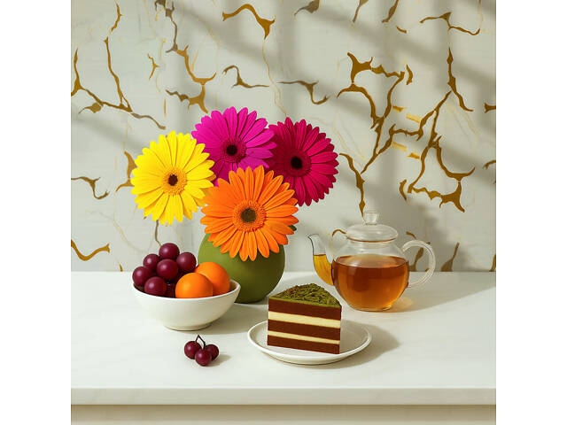 Самоклеюча стінова PET плитка у рулоні 600х3000х2мм SW-00002637 - Фото 5