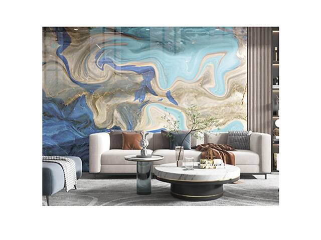 Самоклеюча вінілова плитка набір (6 рулонів) блакитний 3600х2800х2мм (WB-SLH-003) SW-00001449 - Фото 3