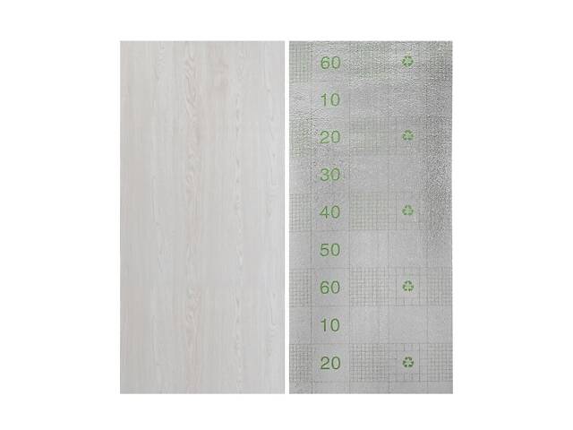 Самоклеюча вінілова плитка в рулоні 600х3000х2мм Молочна Мат SW-00001181 - Фото 4
