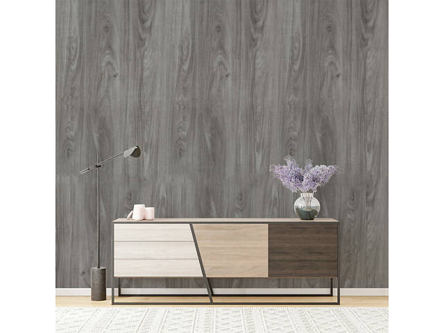 Самоклеюча вінілова плитка в рулоні 600х3000х2мм Попеляста (0004-8-матовий) SW-00001175 - Фото 6