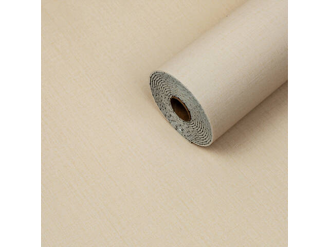 Самоклеюча вініловая плитка в рулоні 600х3000х2мм Бежевий льон Мат SW-00002042 - Фото 1