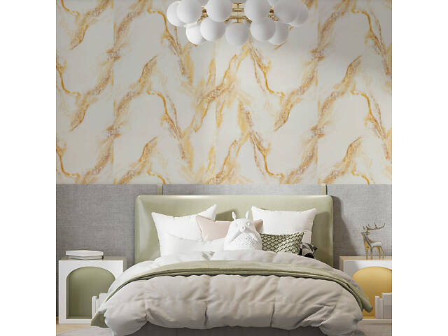 Самоклеюча вініловая плитка в рулоні 600х3000х2мм Глянсова SW-00002977 - Фото 6