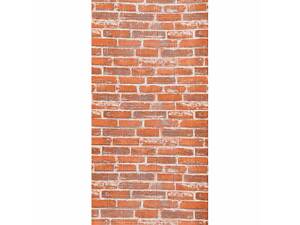 Самоклеющаяся 3D панель 3080х700х3мм Рыжий Екатеринославский Кирпич SW-00001762