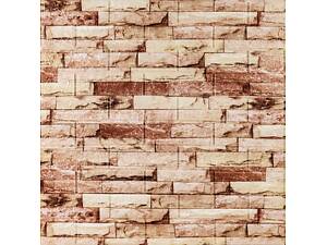 Самоклеюча 3D панель 700x770x5мм Бежева Катиринославська цегла SW-00001375