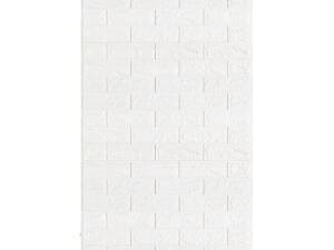 Самоклеюча 3D панель під Білу Цеглу в рулоні 3080x700x3мм (R001-3) SW-00001393 (SW-00001393)