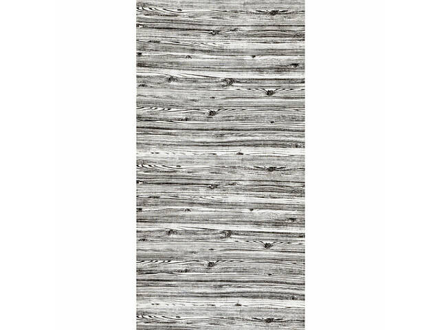 Самоклеюча 3D панель під дерево кольору зебри Sticker Wall 2800х700х3мм - Фото 1