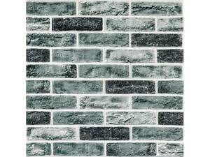 Самоклеюча 3D панель під цеглу клінкер синій 700x700x5мм (413) SW-00000768