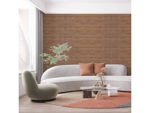 Самоклеющаяся 3D панель под светлый дуб 2800х700х3мм SW-00001770 - Фото 7