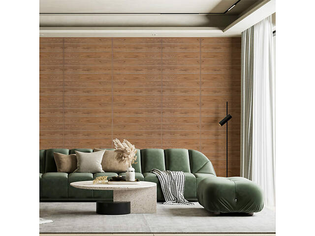 Самоклеющаяся 3D панель под светлый дуб 2800х700х3мм SW-00001770 - Фото 8