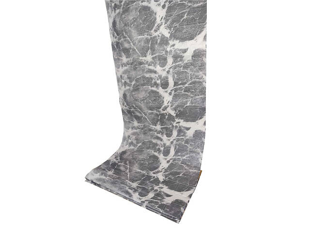 Самоклеюча декоративна 3D панель мармур еспрессо 700x3080x3 мм - Фото 1