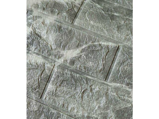 Самоклеюча декоративна 3D панель мармур еспрессо 700x3080x3 мм - Фото 3