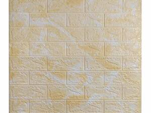 Самоклеюча декоративна 3D панель сірий камінь 700x770x3 мм