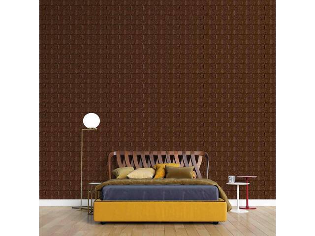 Самоклеюча декоративна панель під коричневу цеглу 700x770x5 мм - Фото 4