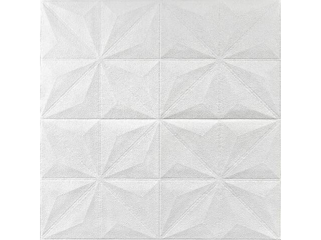 Самоклеюча декоративна настінно-стельова 3D панель зірки 700х700х5мм (116) SW-00000008 - Фото 1