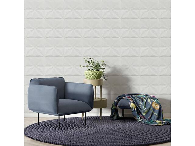 Самоклеюча декоративна настінно-стельова 3D панель зірки 700х700х5мм (116) SW-00000008 - Фото 5