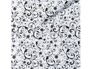 Самоклеющаяся пленка 0,45х10м х 0,07мм Белые вензеля (10175) SW-00000828