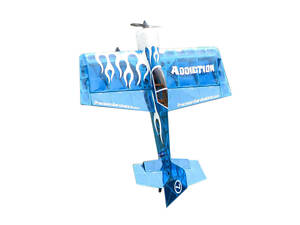 Самолёт радиоуправляемый Precision Aerobatics Addiction 1000мм KIT (синий)