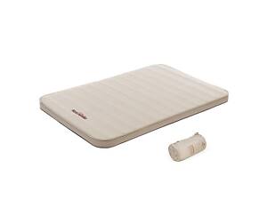 Самонадувний матрац 10 см подвійний з помпою Naturehike NH20FCD08, бежевий