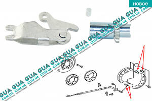 Саморегулируемый механизм / распорная планка задних тормозных колодок / механизм ручного тормоза ( трещетка / доводчик )