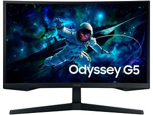 Samsung Монитор 27' Odyssey G55C 2xHDMI, DP, VA, 2560x1440, 165Hz, 1ms