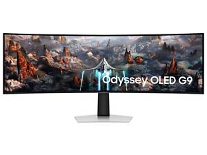 Samsung Монитор 48.7'Odyssey OLED G9 G93SC HDMI, DP, USB, MM, OLED, 5120x1440, 32:9, 240Hz, 0.3ms, CURVED