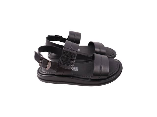 Сандалі чоловічі Marion чорні натуральна шкіра 59-23LBC 41 - Фото 1