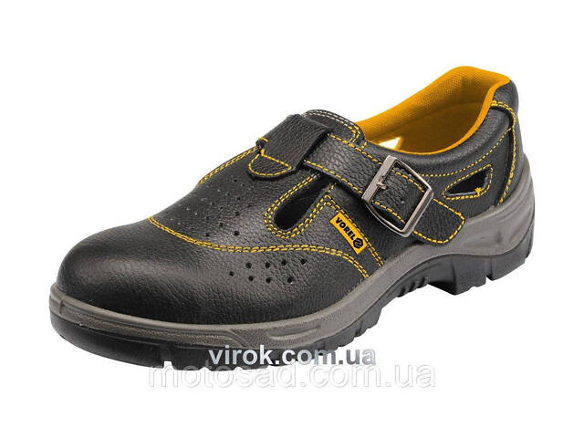 Сандалі робочі шкіряні з поліуретановою підошвою SERRA : розм. 39 [10] (DW) - Фото 1