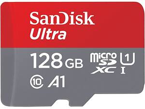 SanDisk Карта памяти microSD 128GB C10 UHS-I R150MB/s Ultra