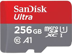 SanDisk Карта памяти microSD 256GB C10 UHS-I R150MB/s Ultra