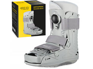 Чобіт ортопедичний, пневматичний 4FIZJO MED з регулюванням тиску Size L Grey (P-5905973407328)