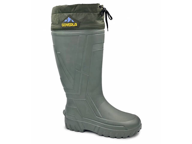 Чоботи якісні утеплені гумові високі. Розмір 43, гумові чоботи для полювання та риболовлі - Фото 3