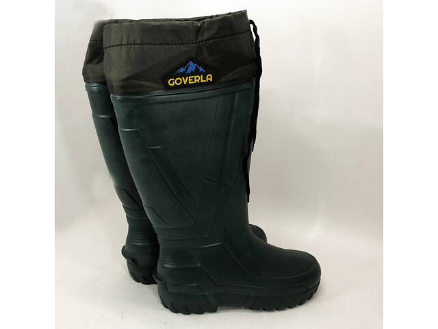 Чоботи якісні утеплені гумові високі. Розмір 43, гумові чоботи для полювання та риболовлі - Фото 9