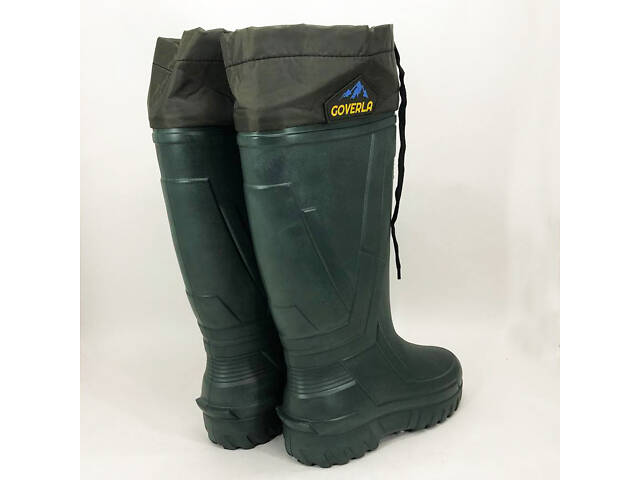 Чоботи якісні утеплені гумові високі. Розмір 43, гумові чоботи для полювання та риболовлі - Фото 10